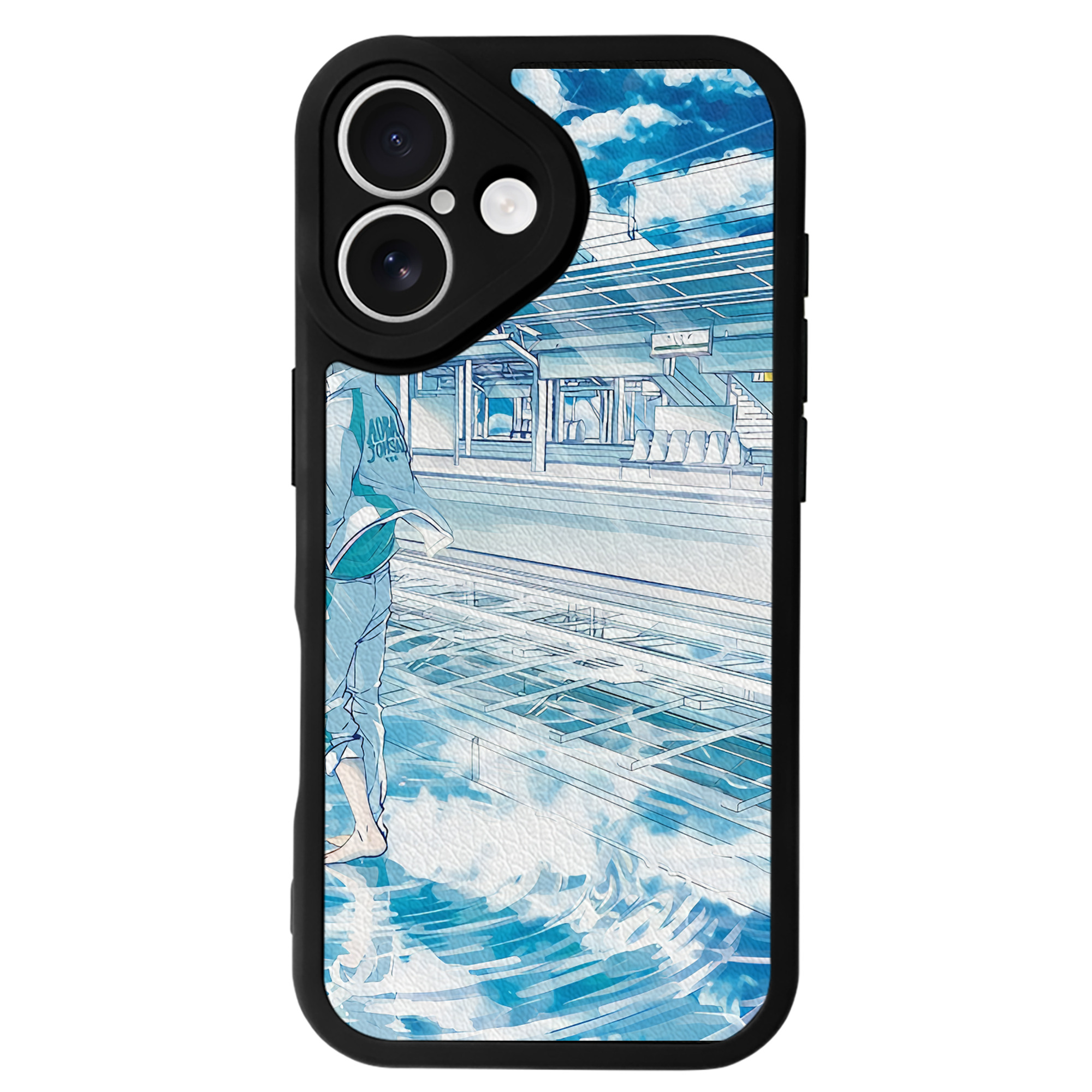 （画像用） ハイキュー!! Haikyu!! 【iPhone 16シリーズ対応】シリコンスマホケース（レザー調） 材質：シリコン